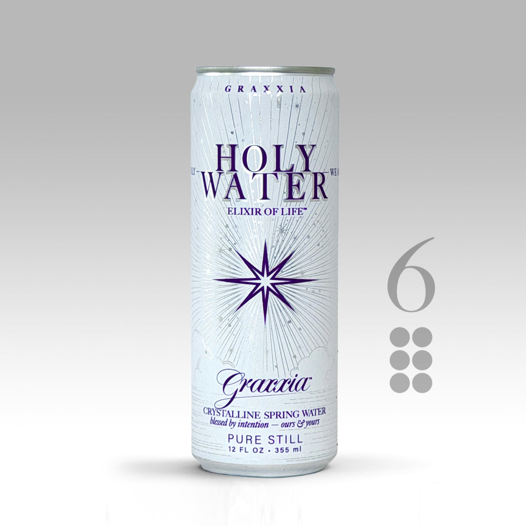 Crystalline Spring Water (Pure Still) — 6-pack of 12oz skinny cans