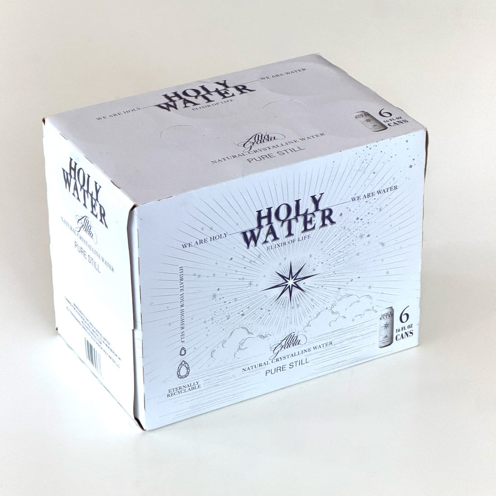 Crystalline Aquifer Water - 6-Pack Box of 16oz cans